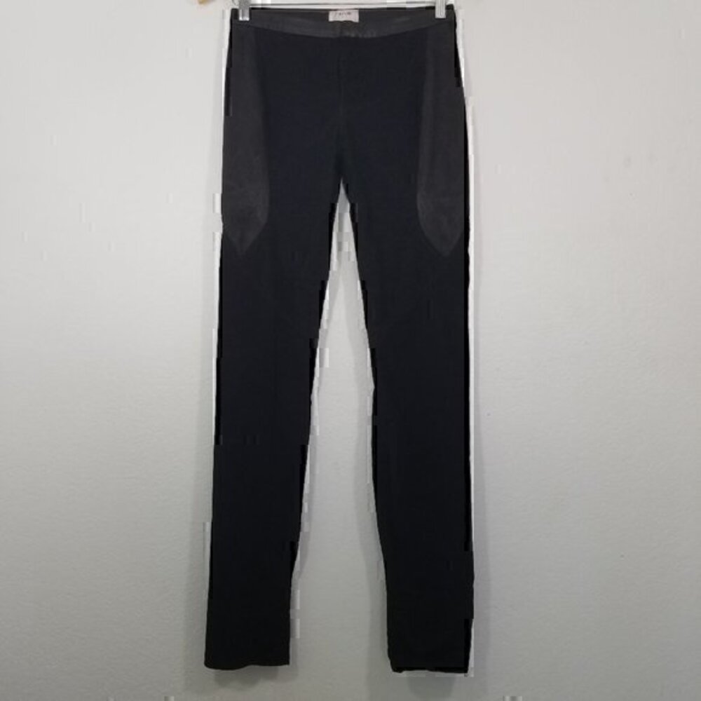 Helmut Lang Corduroy Lamb Leather Panel Pant 27